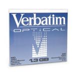 MO disk Verbatim VBW5K4, 1.3GB, 5.25", Write Once (магнитооптический диск)