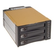         SNT-2131-SATA Storage enclosure (Hot Swap Drive Cage)/w 3 trays, for 3 SATA HDD, 5.25", 2U, fan. -$169.