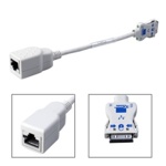 3Com 10/100 Ethernet Network Dongle Cable, p/n: 07-0337-002  (  -)