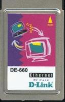 D-Link DE-660 10/100Base-TX PC Card (Ethernet Network adapter), PCMCIA, no cord  ( )