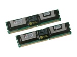 Kingston KTH-XW667/4G 4GB (2x2GB) 1Rx4 ECC DDR2 SDRAM FB-DIMM 240-pin Memory Kit, PC2-5300F (667MHz)  (  )
