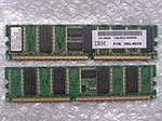 IBM 128MB DDR RAM DIMM, PC2100R (266MHz), CL2.5 ECC, p/n: 38L4028, FRU: 09N4305, OEM ( )