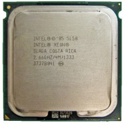      CPU Intel Xeon Dual Core 5150 2.66GHz (2660MHz), 1333MHz FSB, 4MB Cache, 1.325v, Socket LGA771, Woodcrest, SLAGA. -$49.95.