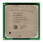   CPU Intel Celeron D 2667/256/533 (2.667GHz), 478-pin FC-mPGA4, SL7NV. -2563 .