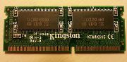 Появилась возможность приобрести модуль памяти Kingston KTM-TP770/64-CE (KTM4X64S) 64MB SODIMM Memory Module, PC100, 3.3v. Цена-3123 руб.