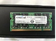 Предлагаем модуль памяти Crucial CT6464AC53E.8FB BP11267.5V MT8HTF6464HDY-53EB3 512MB 2RX16 PC2-4200S-444-12-A0 DDR2 Memory SODIMM, 533MHz, 200-pin, CL4. Цена-3120 руб.