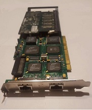 На склад поступил контроллер RAID controller Mylex DAC1164F, 2 Fibre Channel (external), 1 SCSI 68-pin Channel (internal), BBU, PCI-X. Цена-9520 руб.