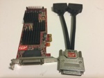 VGA card ATI FireMV 2400, 256MB, Dual-Head DVI-I/VGA, 2xY-cable, PCI-E, p/n: 102A6140201, 109-A61431-00, OEM ()