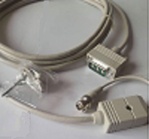 Digital (DEC) BC09M-10 gray-scale video cable, 10ft, p/n: 17-02878-01, OEM ( )