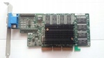 Matrox MGI G400 (G4+) M4A16DG AGP Video Card, 16MB RAM, p/n: 846-0201 REV.: A, MT01930 REV 204, OEM ()