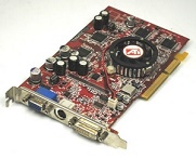 Имеется в наличии видеоадаптер ATI Radeon 9600 XT C3D 6046 128MB DDR SDRAM AGP Video Graphics Card, DVI/VGA/TV-out, p/n: 109-A034GN-20A. Цена-9529 руб.