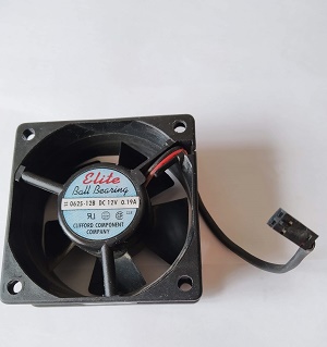 Clifford Elite Ball Bearing 0625-12B DC 12V 0.91A 60x60x25mm Cooling Fan, 2-wires, OEM ( )