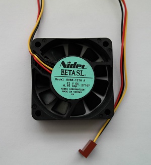 Nidec Beta SL D06R-12TH A DC 12V 0.16A 60x60x15mm Cooling Fan, 3-wires, OEM ( )