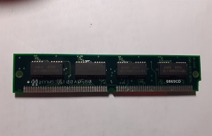 Предлагаем Вашему вниманию модуль памяти Hyundai HYM536100AM-60 4MB 1MX36 60ns EDO DRAM SIMM Memory Module. Цена-2320 руб.